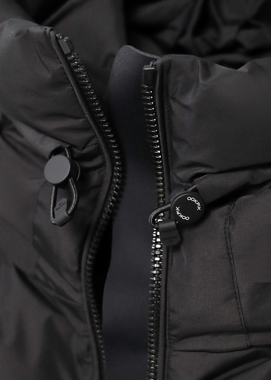 OOKPIK-RIVER-BLACK HOOD PULLERS DETAILS