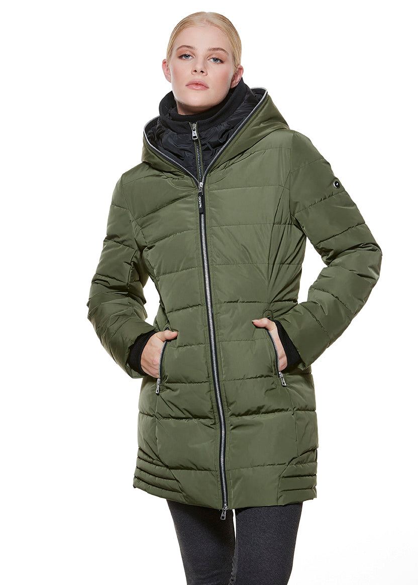 DKNY winter parka, pre-loved. Beautiful, warm coat! Women’s Size Large.
